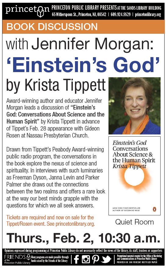 Einstein’s God (Discussion with Jennifer Morgan)