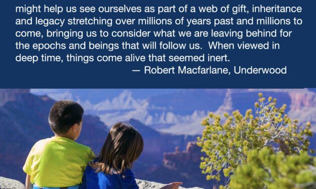 Deeptime Awareness Quote by Robert MacFarlane
