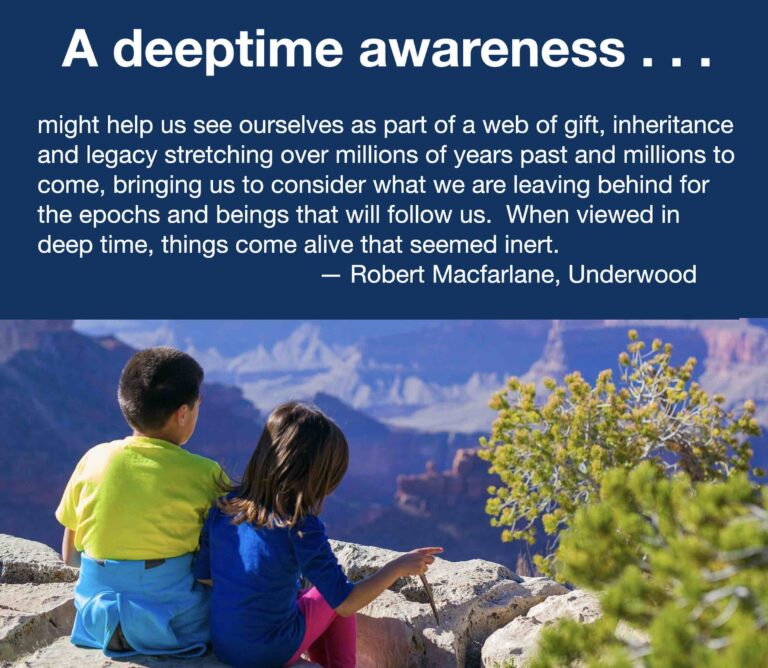 Deeptime Awareness Quote by Robert MacFarlane