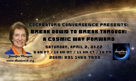 Jennifer Morgan presents “From Break Down to Break Through: A Cosmic Way Forward” at the Co-Creators Convergence