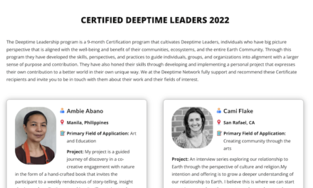Meet our Certified Deeptime Leaders, Class of 2022