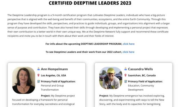 Meet our Certified Deeptime Leaders 2023