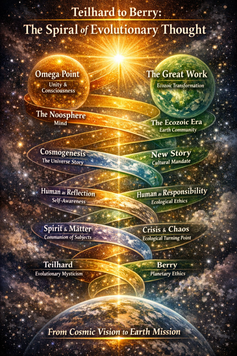 Finding the Middle Path: The Spirit-Science Synergy of Teilhard de Chardin and Thomas Berry